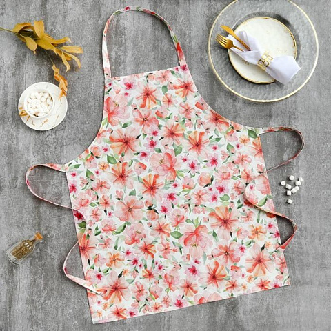 Фартук «Этель» Flowers 60х70см, 100% хл, саржа 190 г/м2, 6756603