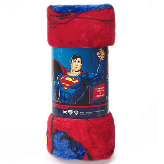 Плед детский 150х200 см, 100% полиэстер, Павлинка, Superman, P0059010121
