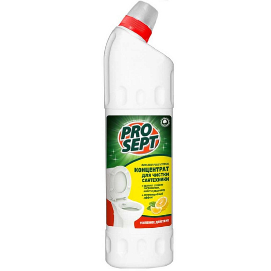 Чистящее средство для сантехники, Prosept, Bath Acid Plus, гель, 750 мл, цитрус