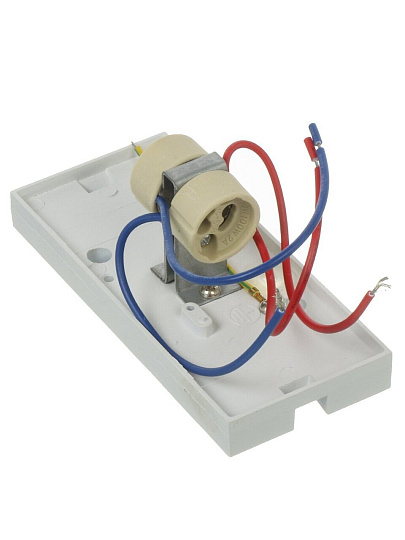 Светильник фасадный General Lighting Systems, GWL-2MR16-GU10-S-IP65, накладной, 50 Вт, металл, 8х15 см, 2 лампы, IP65, квадратный, белый