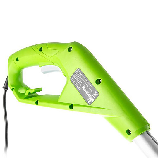 Триммер электрический, Greenworks, GST5033M Deluxe, 21277, 0.68 л.с., 500 Вт, D-ручка, леска, неразборный вал