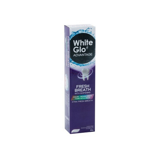 Зубная паста White Glo, Свежее дыхание, 80 г, отбеливающая