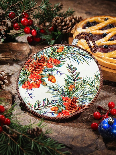 Подставка под горячее, керамика, 16 см, Y4-7366