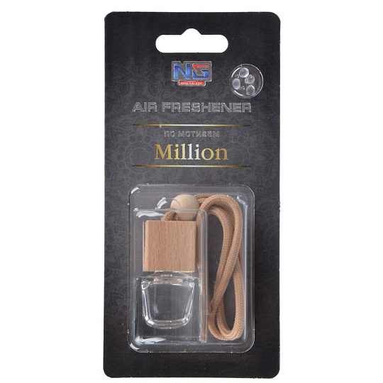 Ароматизатор в машину подвесной, жидкий, New Galaxy, Автопарфюм Million, 5 мл, 794-556