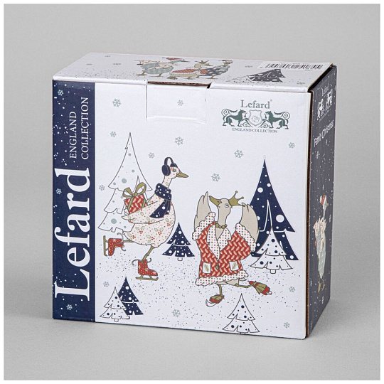 Салатник фарфор, круглый, 14.5х6 см, 0.65 л, подарочная упаковка, Family Christmas, Lefard, 425-185