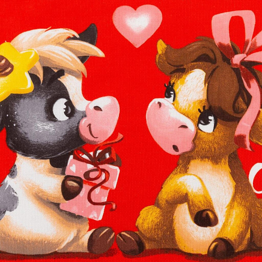 Полотенце кухонное вафельное, 35х60 см, 160 г/м2, 100% хлопок, Доляна, Любви в Новом Году, Россия, 5059197