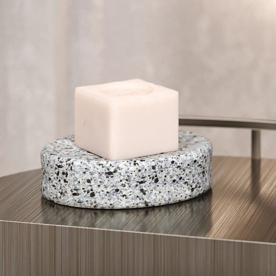 Мыльница настольная, Zenfort, Granite, керамика, 3x11.3x8.5 см, 106670