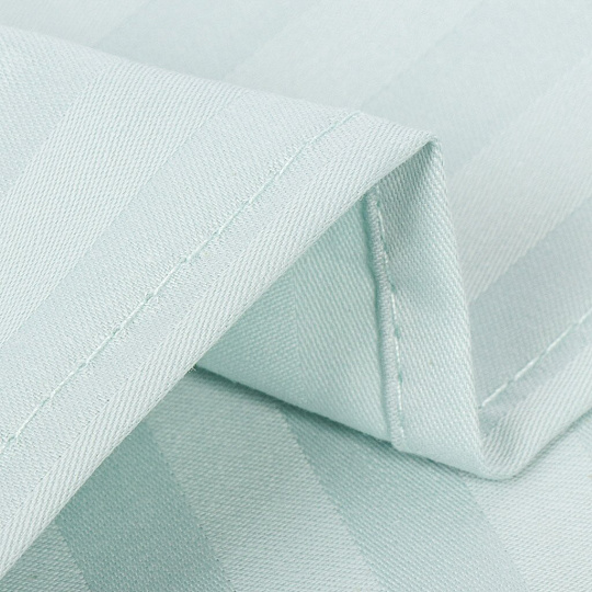 Наволочка 2 шт, Monocolor, страйп-сатин, 100% хлопок, 70 х 70 см, мята, 140 г/м2, 4154а-1