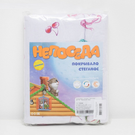 Покрывало детское 90х140 см, бязь, 100% хлопок, Непоседа, Маленькие феи, 512406/400299