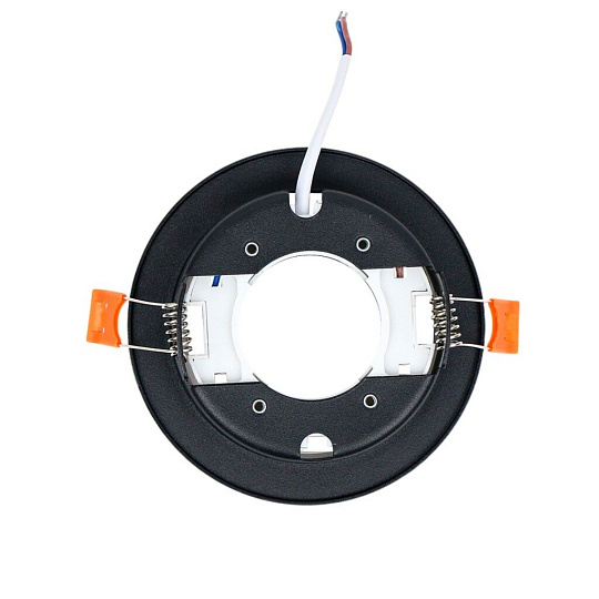Светильник встраиваемый Элегия, GX53, круглый, черный, General Lighting Systems, GCL-GX53-H38