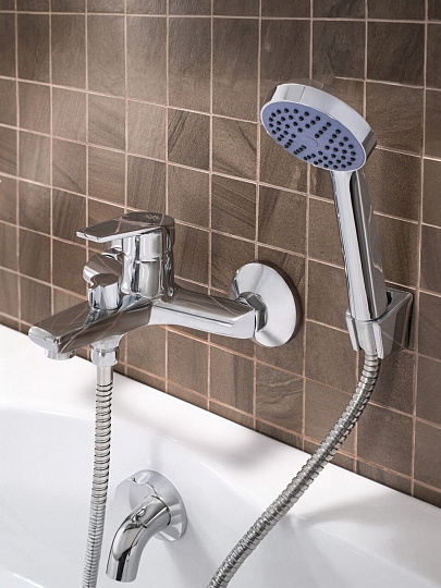 Смеситель для ванны, РМС, короткий излив, с картриджем, SL132-009E