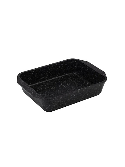 Форма для запекания алюминий, 19х27х5 см, 1.7 л, антипригарное покрытие, прямоугольная, Мечта, Гранит black, 92802