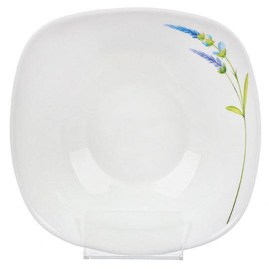 Салатник стеклокерамика, квадратный, 14х5 см, 0.4 л, Манифик, Daniks, FFW-65/ 220302