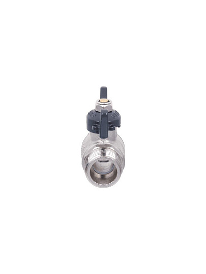 Кран для воды, 3/4", ш-ш, латунь, ручка-бабочка, AquaLink
