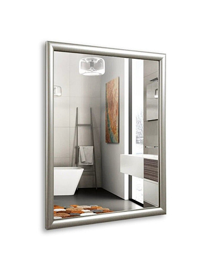 Зеркало 440х550 см, Магнат Серебро