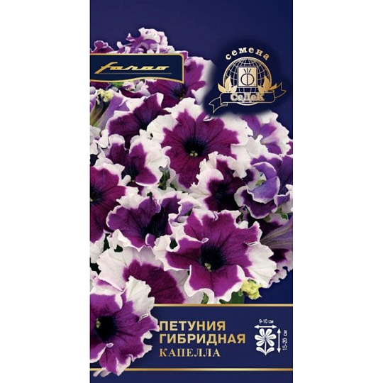Семена Цветы, Петуния, Капелла, цветная упаковка, Седек