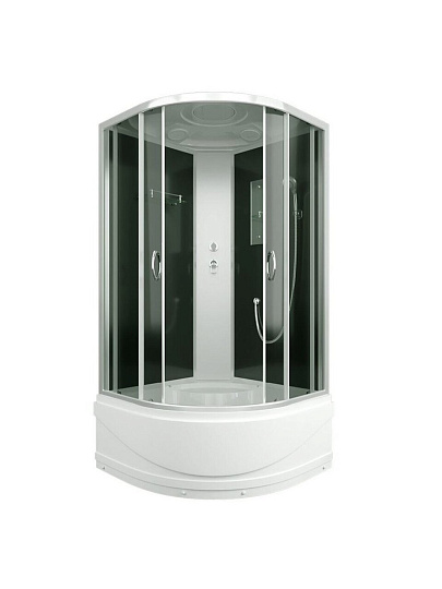 Душевая кабина высокий поддон, 90х90х215 см, тонированная, Erlit, ER3509TP-C4-RUS