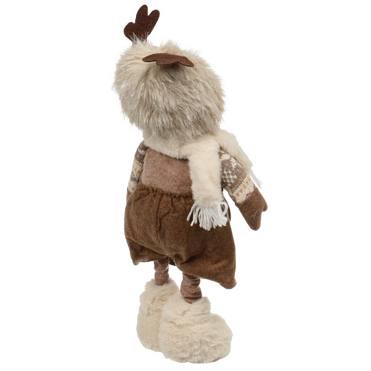 Фигурка декоративная текстиль, Мальчик, 46 см, коричневая, Y4-9441