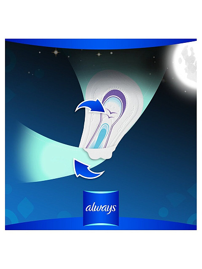 Прокладки женские Always, Ultra Night Экстра защита, 6 шт, ароматизированные, 0001011561