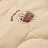 Одеяло евро, 200х220 см, Овечья шерсть, 300 г/м2, всесезонное, чехол хлопок, ИвШвейСтандарт, бежевое - фото 5