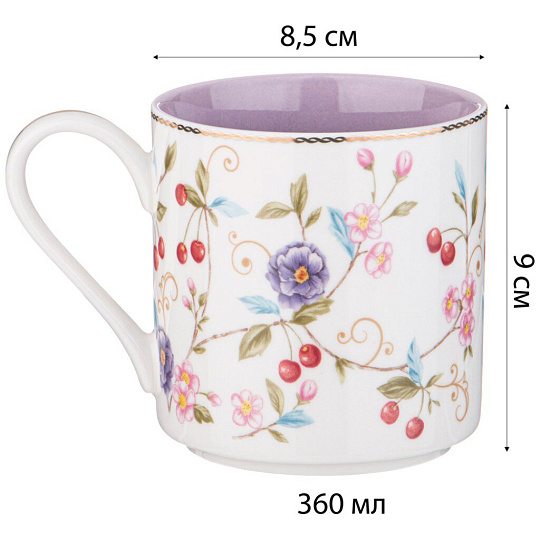 Кружка фарфор, 360 мл, Blossom, Lefard, 165-526