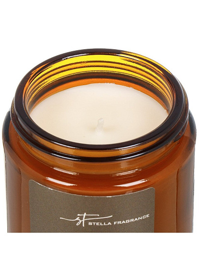 Свеча декоративная ароматическая, 7.5х5.5 см, в стакане, Stella Fragrance, St Lavender Basil, 90 гр, SF0423