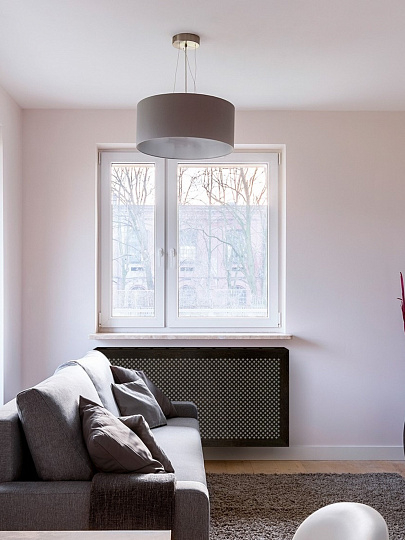 Экран для радиатора, МДФ, 1200х600 мм, черный DE LUXE, Глория, Стильный Дом