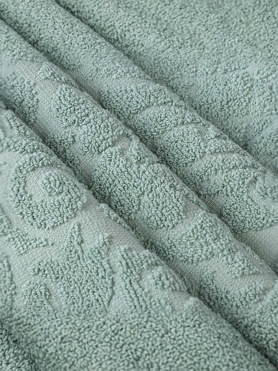 Плед евро, 220х240 см, подарочная коробка, жаккард, 100% хлопок, Karteks, Damask 16, бирюзовый