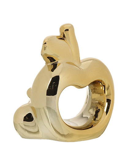 Фигурка декоративная керамика, Яблоко, 8х4.5х10 см, Y4-9104