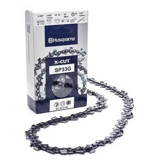 Цепь пильная Husqvarna, X-Cut SP33G, шаг цепи 0.325 '', 1.3 мм, 64 звена, 38 см (15"), 5816431-64