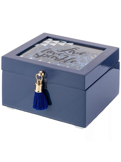 Шкатулка декоративная, 15х15х10 см, 06-255