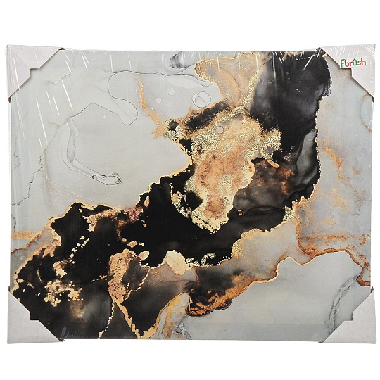 Картина холст, 50х40 см, Чернильный рисунок, kt45-13134