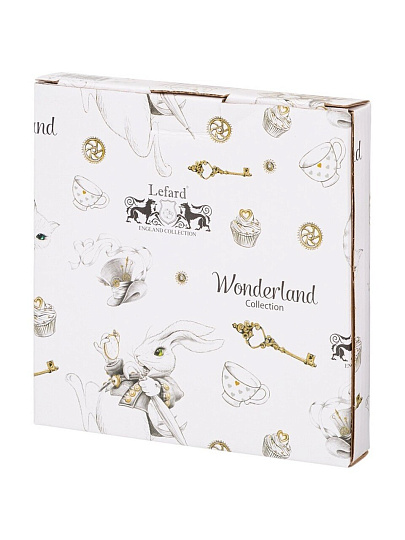 Тарелка фарфор, 15х2 см, фигурная в форме сердца, Wonderland, Lefard, 590-448