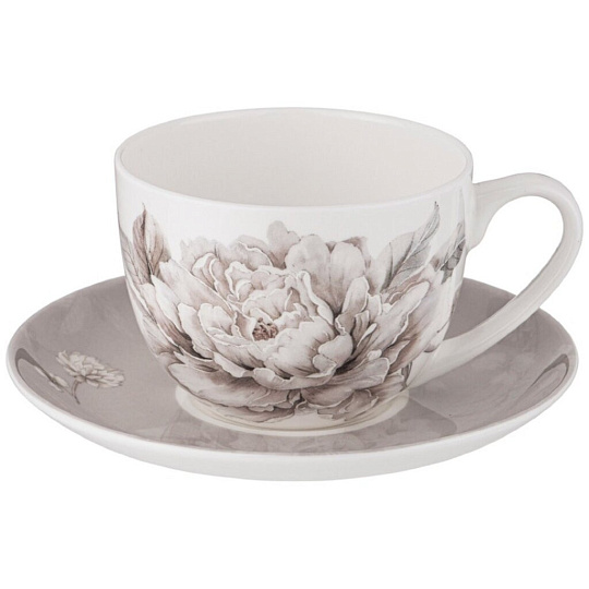 Набор чайный фарфор, 12 предметов, на 6 персон, 330 мл, Lefard, White Flower, 415-2138, подарочная упаковка
