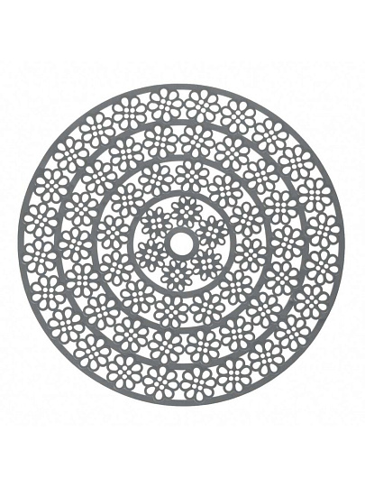 Коврик в раковину противоскользящий 2 дизайна, ПВХ, 29 см, в ассортименте, Vetta, Путинка, 411-010