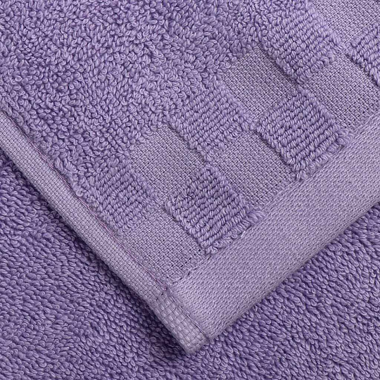 Полотенце банное 70х140 см, 100% хлопок, 550 г/м2, Chess Jacquard, Anilsan, лавандовое, Турция, 15-381770140
