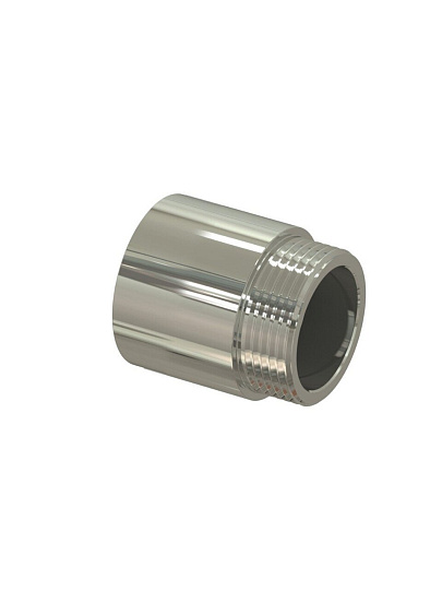 Удлинитель d25х1/2'', хром, латунь, L 15, РосТурПласт
