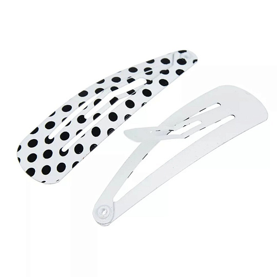 Набор зажимов для волос Beriotti, 5-6 см, 12 шт, металл, в ассортименте, 2 модели, 323-120