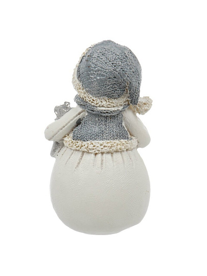 Фигурка декоративная полистоун, Снеговичок, 5х4х8.5 см, A020236