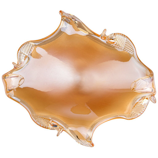 Блюдо на ножке white cristal "honey gondola small" 24см высота 16, 647-755