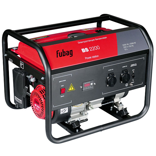 Генератор бензиновый, Fubag, BS 2200, 2.2 кВт, четырехтактный, 2 А, 431246