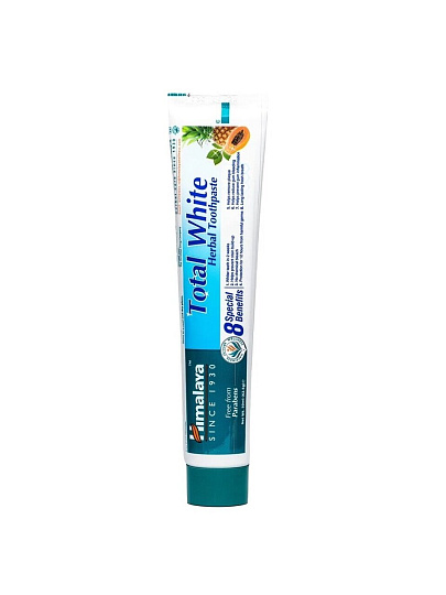 Зубная паста Himalaya, Total White Отбеливающий уход, 50 мл