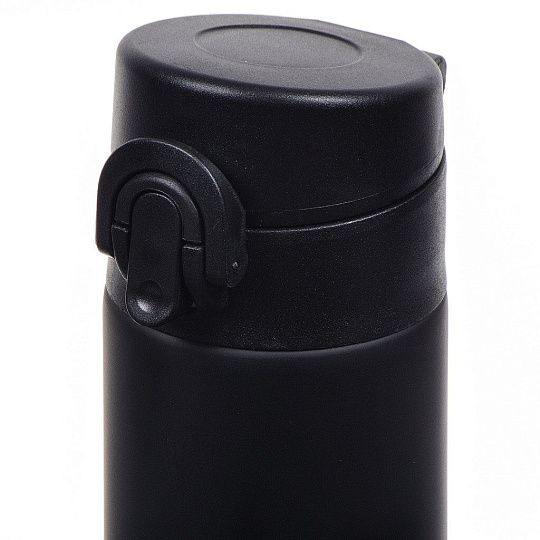 Термобутылка нержавеющая сталь, 350 мл, Barouge, колба нержавеющая сталь, черная, BT-134