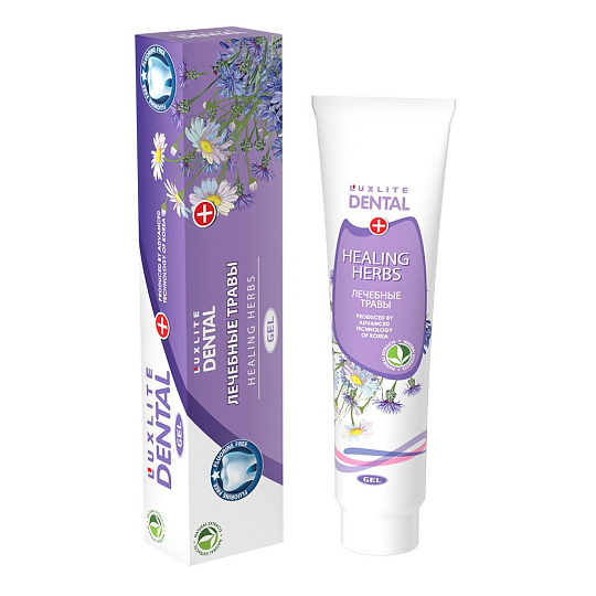 Зубная паста Luxlite Dental, MIX Лечебные травы, 83 г, гелевая