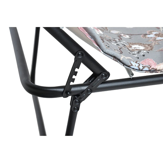 Раскладушка 197х73х35 см, 120 кг, Надин, с408/82/1, полумягкая, сталь, матрас в комплекте, поролон, в ассортименте