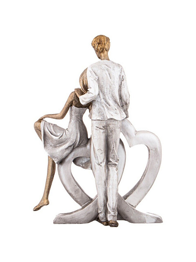 Фигурка декоративная полистоун, Влюбленные, 17.5х10х24 см, Lefard, 162-965