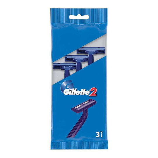 Станок для бритья Gillette, для мужчин, 3 шт, одноразовые