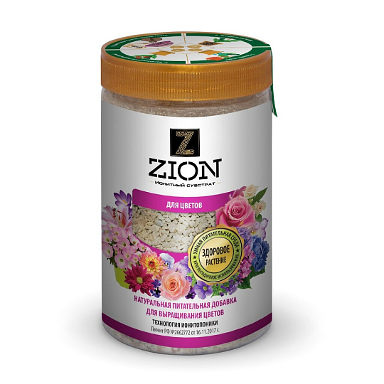 Удобрение для цветов, минеральный, субстрат, 700 г, Zion