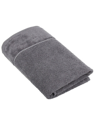Полотенце банное 70х140 см, 100% хлопок, 470 г/м2, Амур, Silvano, серое, Узбекистан
