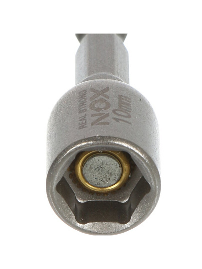 Ключ-насадка для кровельных саморезов, Nox, 10х48 мм, 20 шт, магнитный адаптер, 551048-20